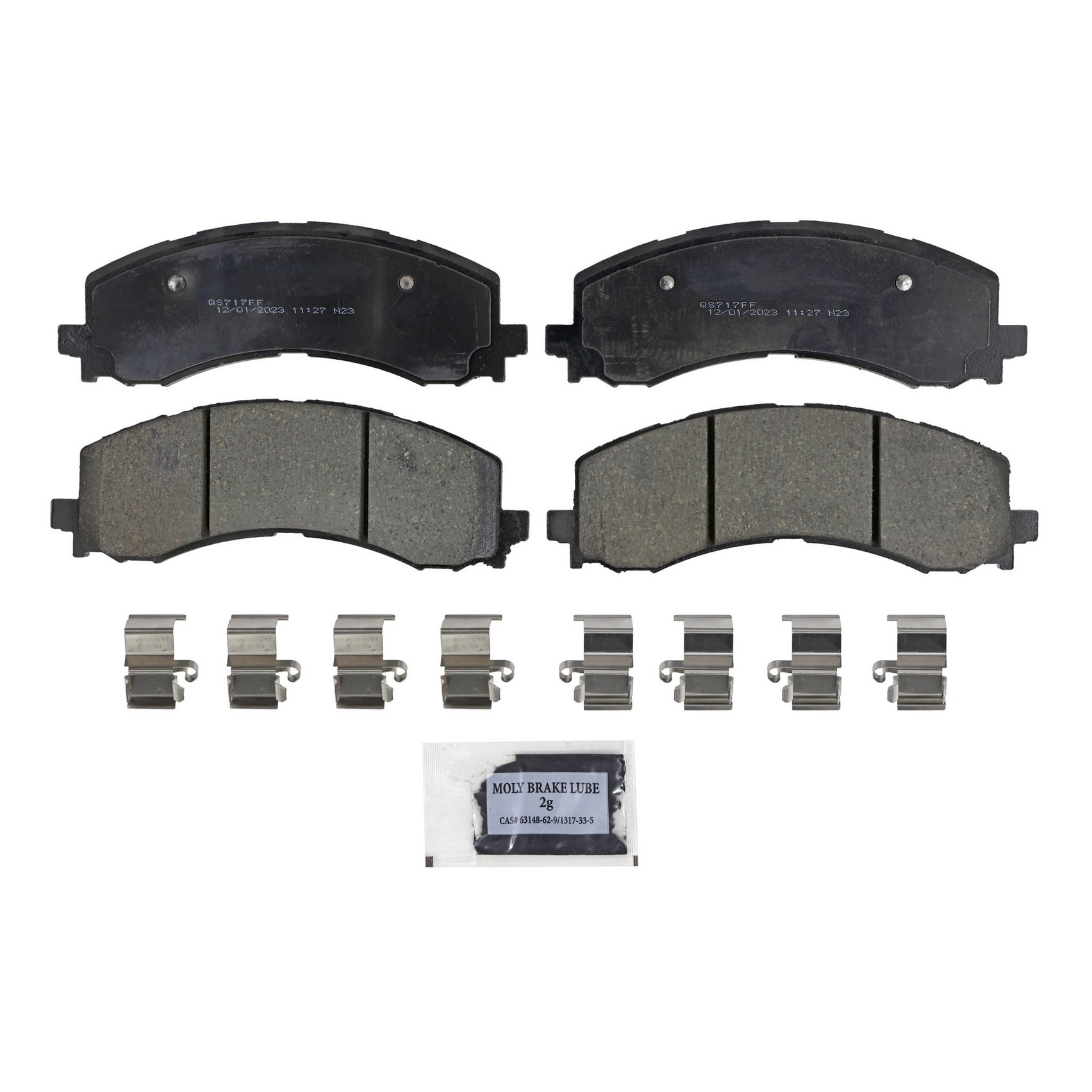 QuickStop Front Disc Brake Pad Set Ceramic Wagner Brake 621-ZD2382