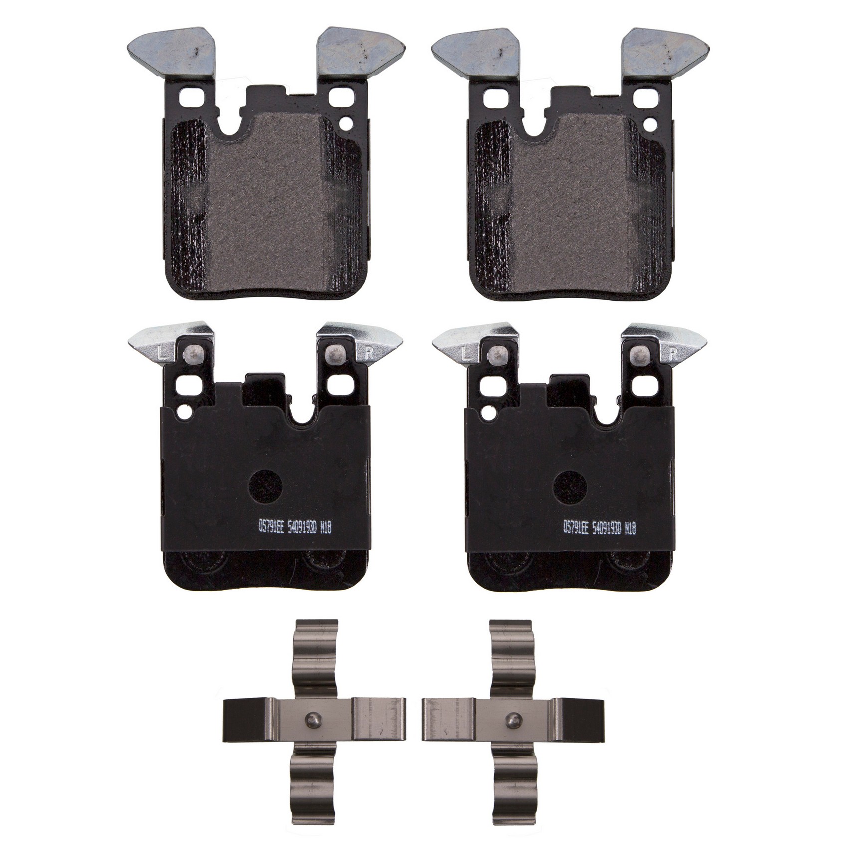 QuickStop Rear Disc Brake Pad Set Semi-Metallic Wagner Brake 621-ZX1656