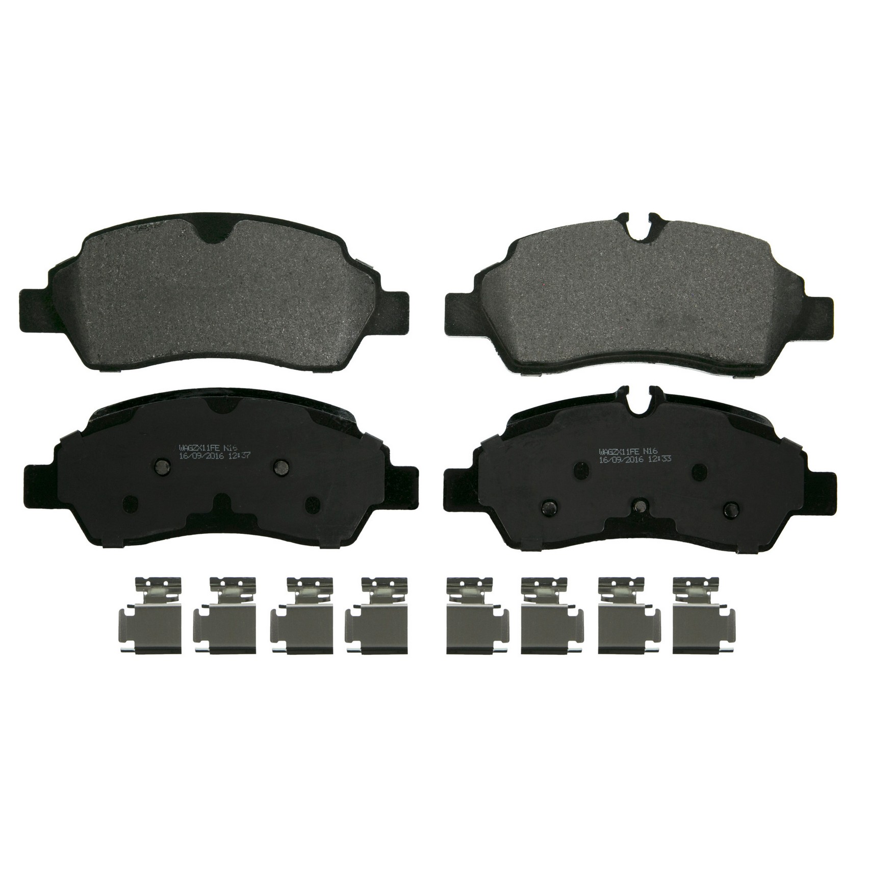 QuickStop Rear Disc Brake Pad Set Semi-Metallic Wagner Brake 621-ZX1775