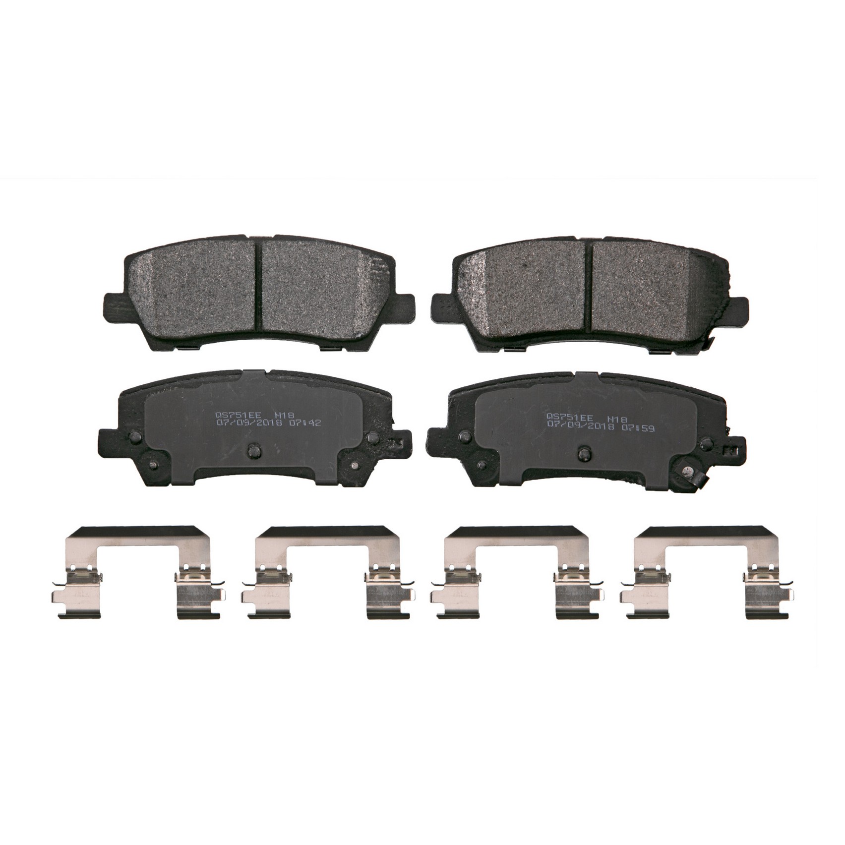 QuickStop Rear Disc Brake Pad Set Semi-Metallic Wagner Brake 621-ZX1810