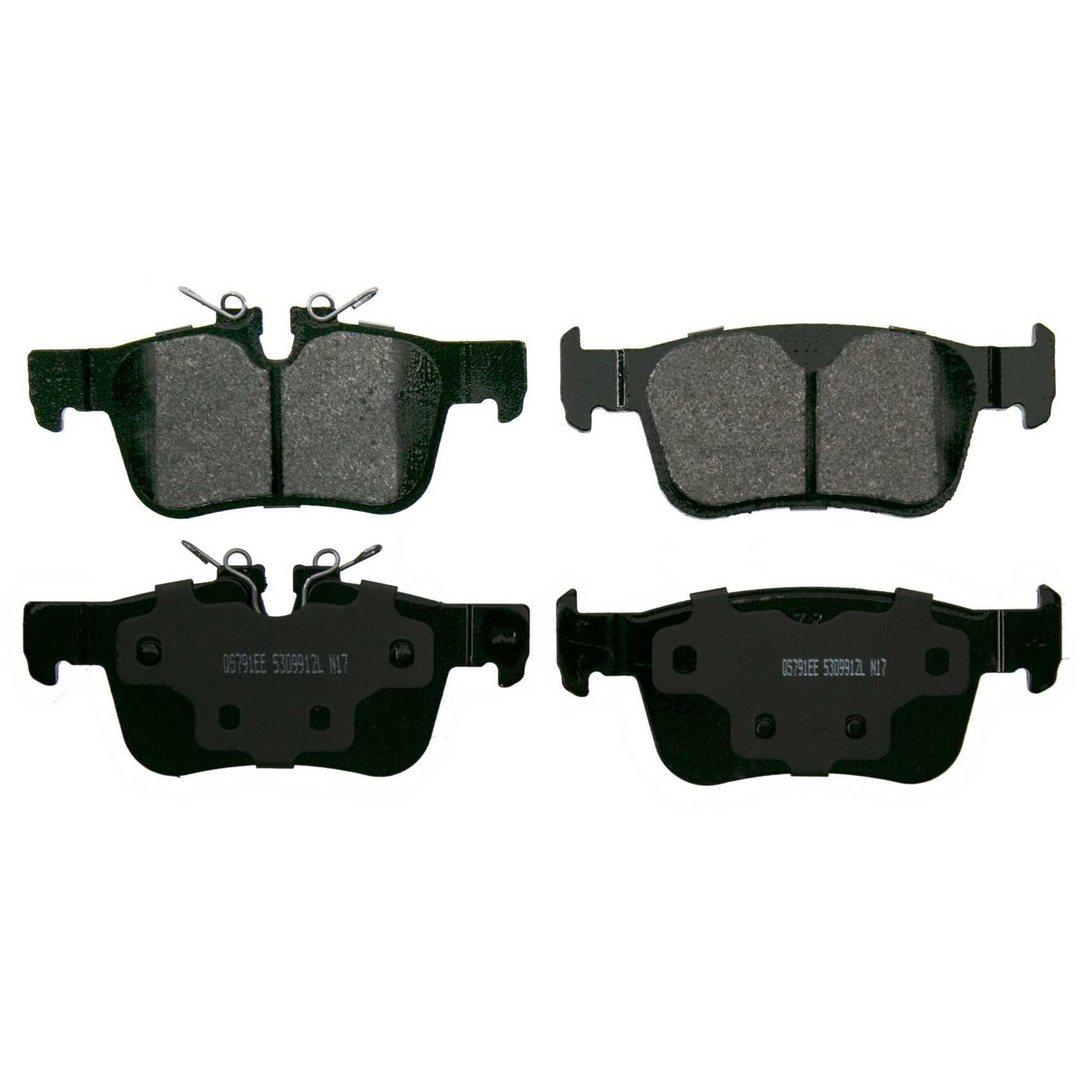 QuickStop Rear Disc Brake Pad Set Semi-Metallic Wagner Brake 621-ZX1938