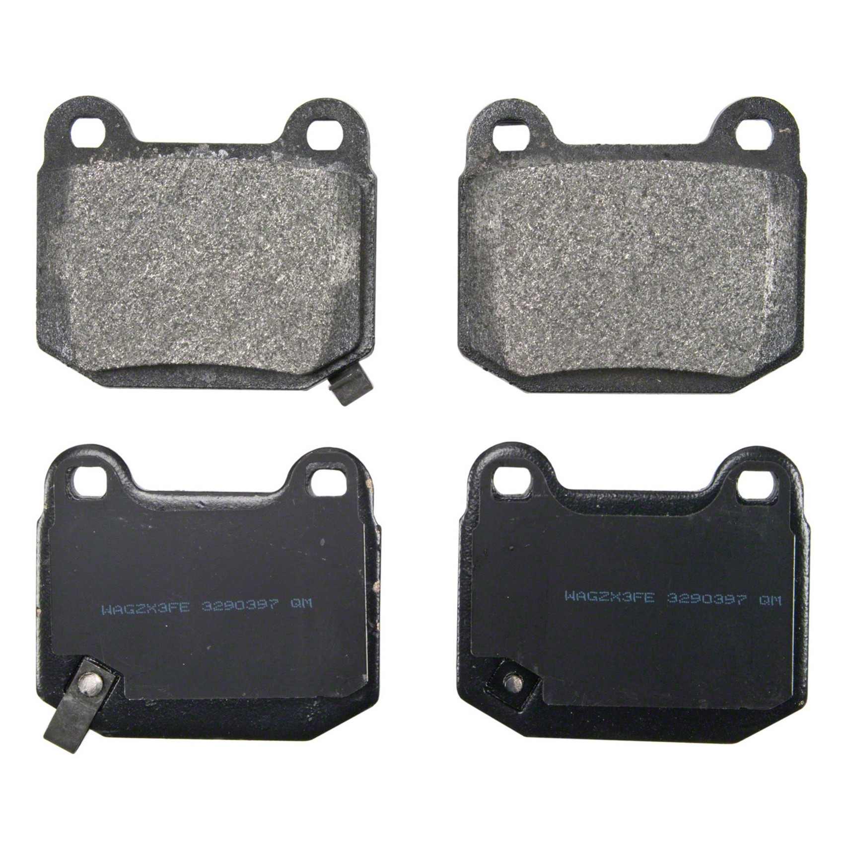 QuickStop Rear Disc Brake Pad Set Semi-Metallic Wagner Brake 621-ZX961