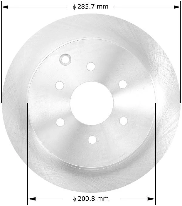 Disc Brake Rotor BENDIX PREMIUM DRUM AND ROTOR 8667-PRT5716
