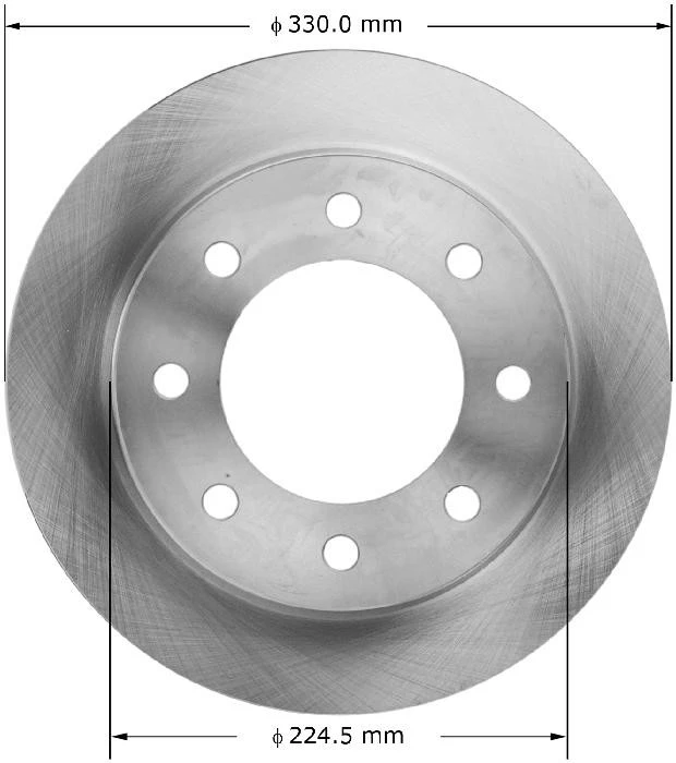 Disc Brake Rotor BENDIX PREMIUM DRUM AND ROTOR 8667-PRT5875