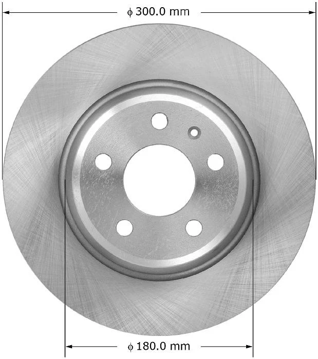 Disc Brake Rotor BENDIX PREMIUM DRUM AND ROTOR 8667-PRT5993