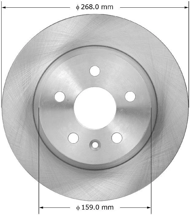 Disc Brake Rotor BENDIX PREMIUM DRUM AND ROTOR 8667-PRT6062