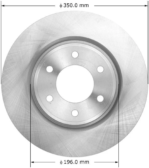 Disc Brake Rotor BENDIX PREMIUM DRUM AND ROTOR 8667-PRT6099
