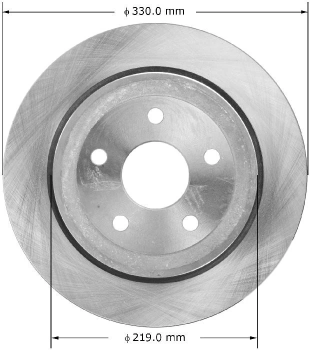 Disc Brake Rotor BENDIX PREMIUM DRUM AND ROTOR 8667-PRT6101
