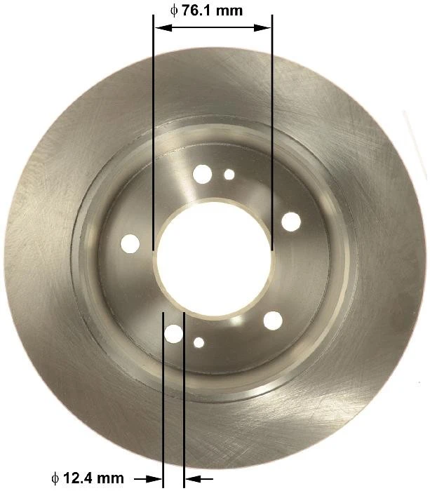 Disc Brake Rotor BENDIX PREMIUM DRUM AND ROTOR 8667-PRT6149
