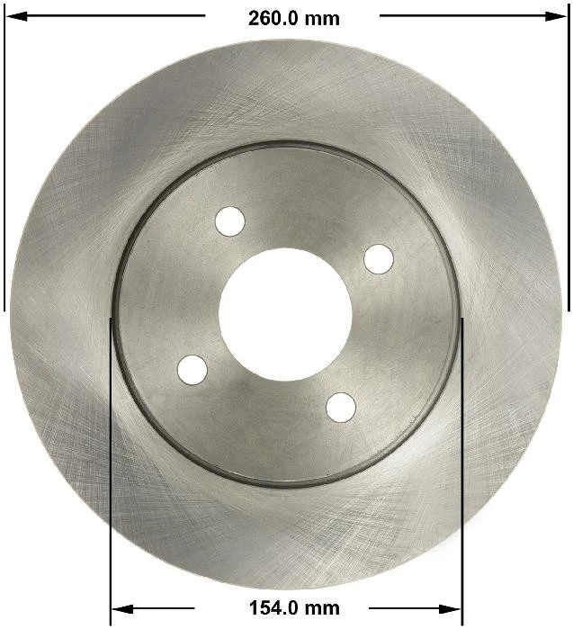 Disc Brake Rotor BENDIX PREMIUM DRUM AND ROTOR 8667-PRT6150