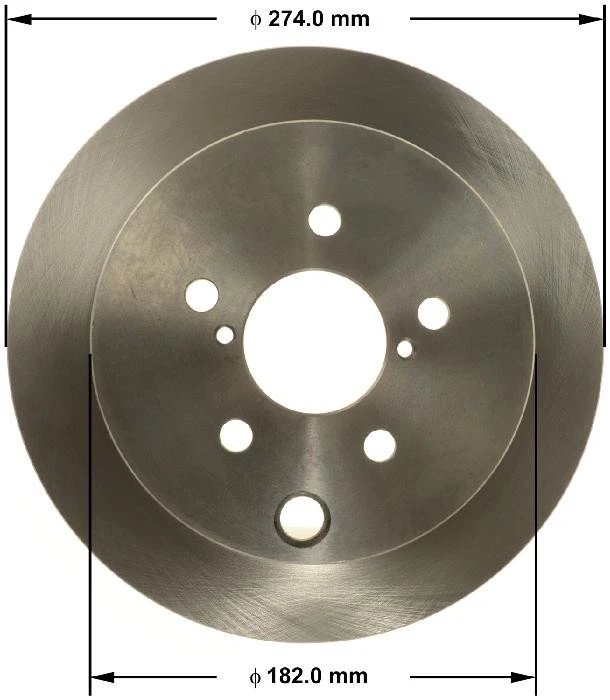 Disc Brake Rotor BENDIX PREMIUM DRUM AND ROTOR 8667-PRT6157