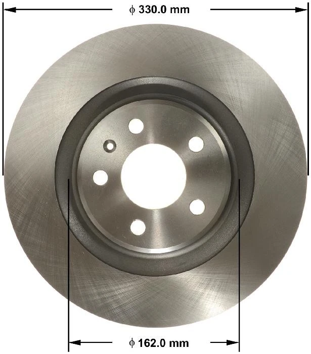 Disc Brake Rotor BENDIX PREMIUM DRUM AND ROTOR 8667-PRT6159