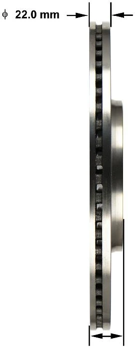 Disc Brake Rotor BENDIX PREMIUM DRUM AND ROTOR 8667-PRT6159