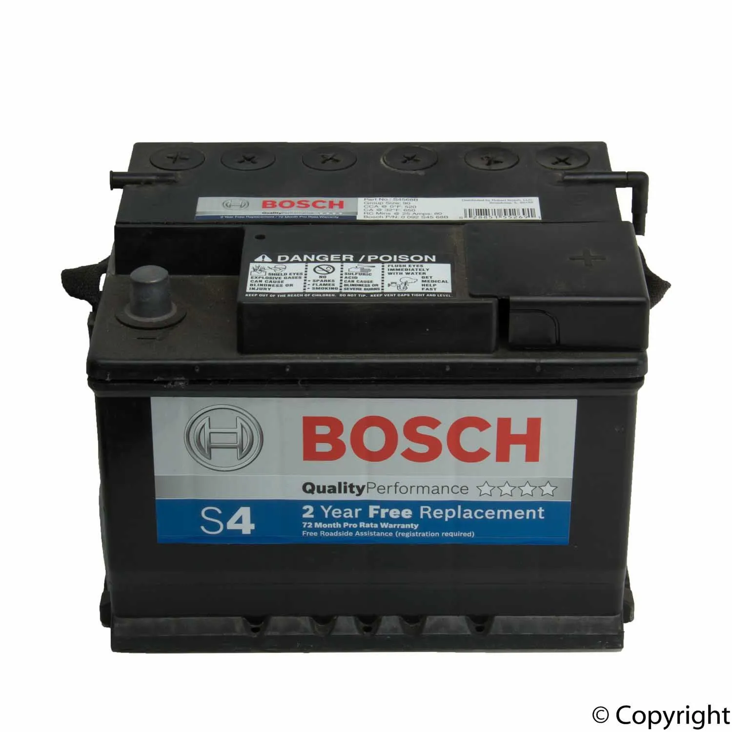 Bosch Quality Performance Starter Battery Bosch 284-S4568B