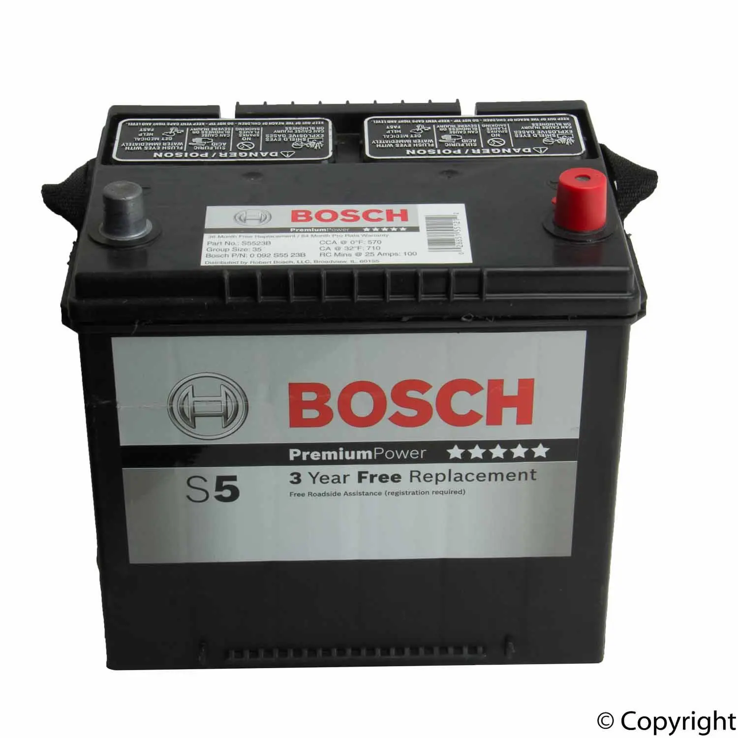 Bosch Premium Performance Starter Battery Bosch 284-S5523B