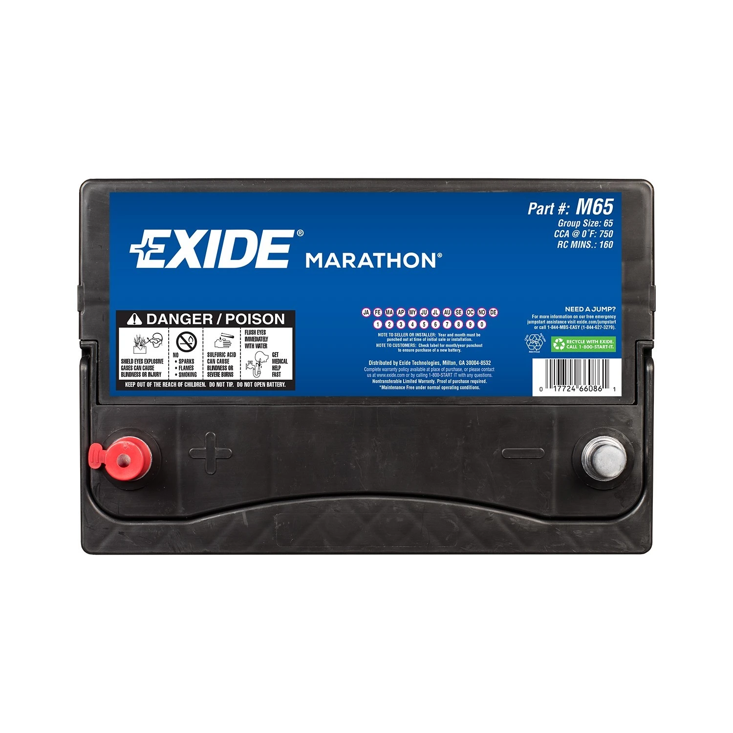MARATHON - CCA: 750 Exide M65
