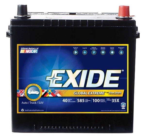 Exide SX35 Group 35 12 Volt CCA 650 Exide SX35 for 2019 Mazda Cx 3