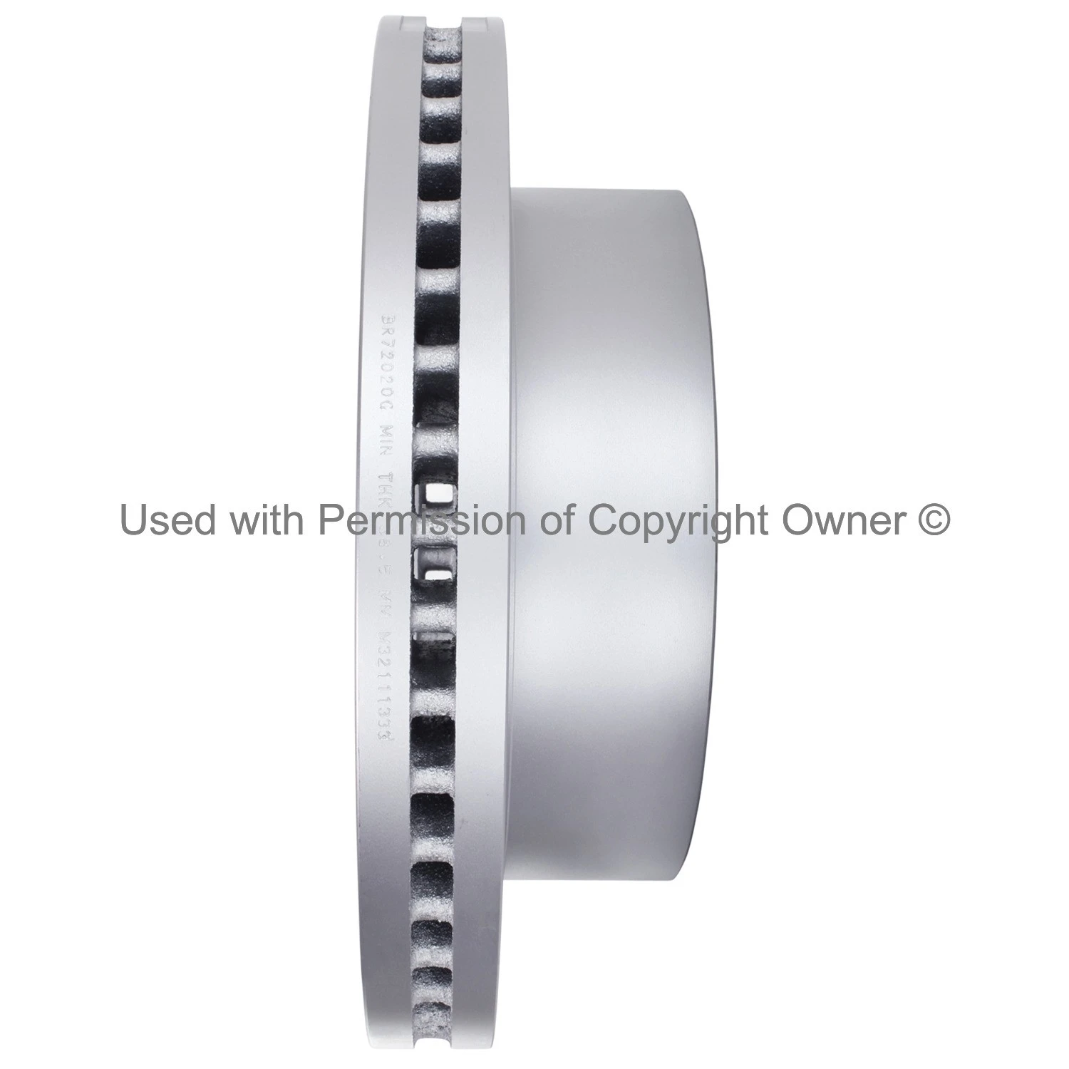 Quality-Built Black Series Coated Rotor Quality-Built 176-BR72020G
