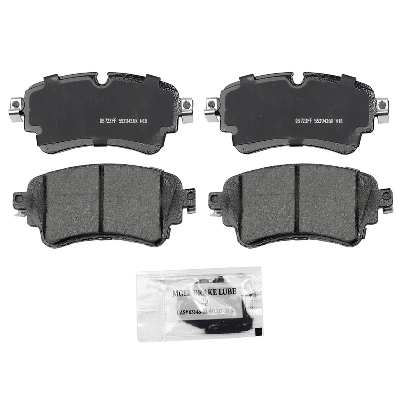 QuickStop Rear Disc Brake Pad Set Ceramic Wagner Brake 621-ZD1898